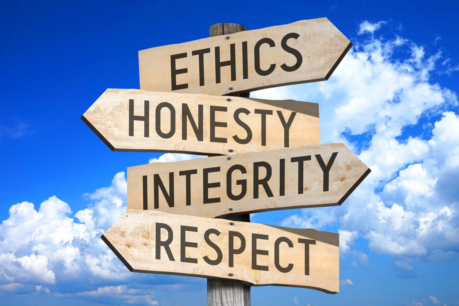 With Strong Ethical Values