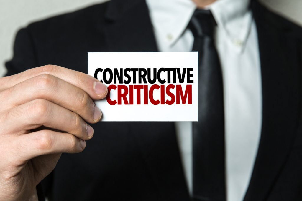 Delivering Constructive Criticism