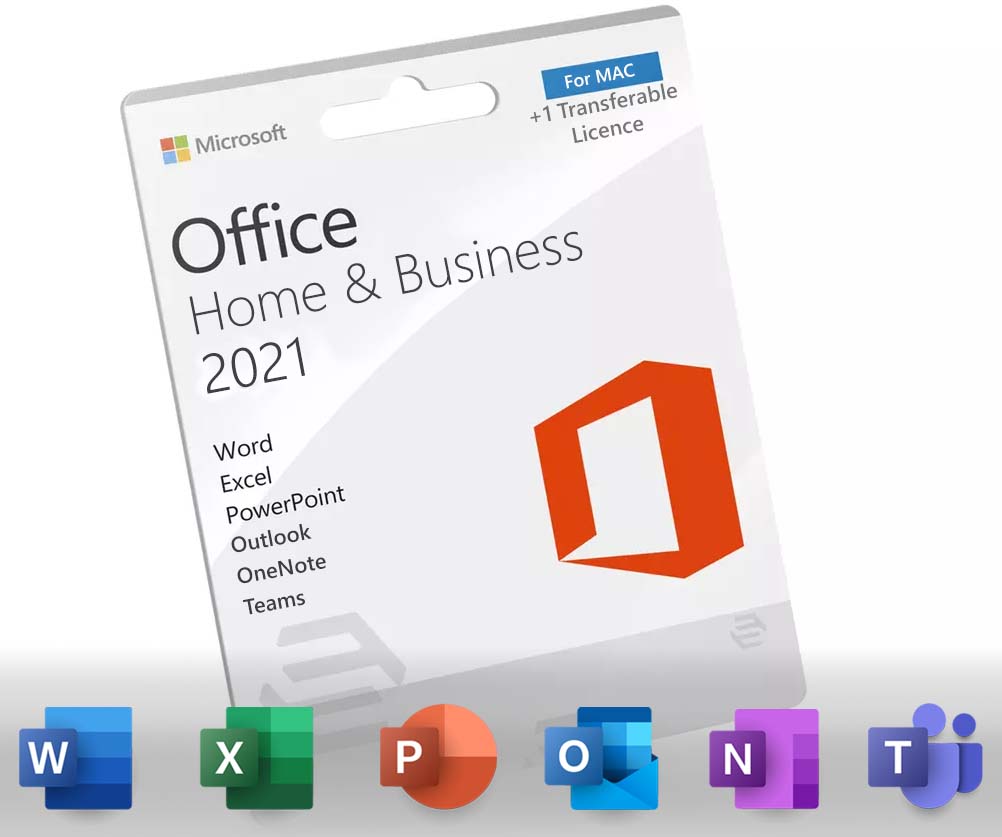 Microsoft Office Home & Business 2021 – 1 Device – Mac – CheapTraining